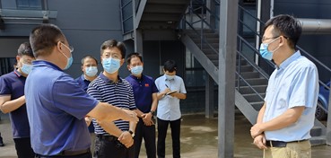 安陽市委副書記、市長高永一行蒞臨克能新能源調(diào)研（2021年8月9日）